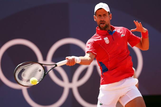 tennis player on court practicing precision and athletic performance